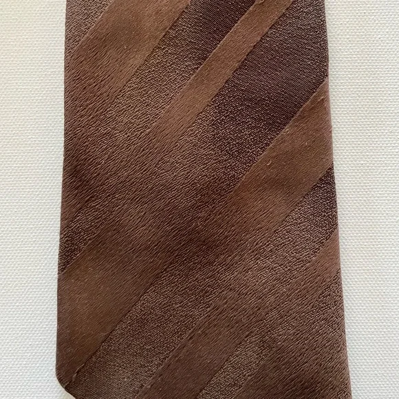 Vintage Brown Men's Tie by Pietro Di Roma.